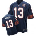 Chicago Bears #13 Kendall Wright Elite Navy Blue Throwback NFL Jersey