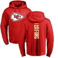 Kansas City Chiefs #55 Dee Ford Red Backer Pullover Hoodie