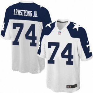 Dallas Cowboys #74 Dorance Armstrong Jr. Game White Throwback Alternate NFL Jersey