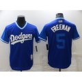 Nike Los Angeles Dodgers #5 Freddie Freeman Blue Jersey