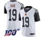 Cincinnati Bengals #19 Auden Tate Limited White Rush Vapor Untouchable 100th Season Football Jersey
