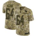 Tennessee Titans #64 Josh Kline Limited Camo 2018 Salute to Service NFL Jersey