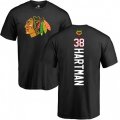 Chicago Blackhawks #38 Ryan Hartman Black Backer T-Shirt