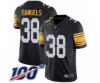 Pittsburgh Steelers #38 Jaylen Samuels Black Alternate Vapor Untouchable Limited Player 100th Season Football Jersey