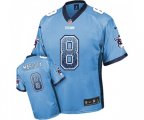 Tennessee Titans #8 Marcus Mariota Elite Light Blue Drift Fashion Football Jersey