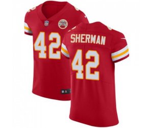 Kansas City Chiefs #42 Anthony Sherman Red Team Color Vapor Untouchable Elite Player Football Jersey