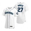 Seattle Mariners #27 Jesse Winker White Flex Base Stitched Jersey