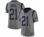 Los Angeles Rams #21 Nolan Cromwell Limited Gray Inverted Legend Football Jersey