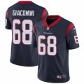 Houston Texans #68 Breno Giacomini Navy Blue Team Color Vapor Untouchable Limited Player NFL Jersey