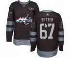 Washington Capitals #67 Riley Sutter Authentic Black 1917-2017 100th Anniversary NHL Jersey
