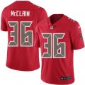 Tampa Bay Buccaneers #36 Robert McClain Limited Red Rush Vapor Untouchable NFL Jersey