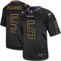 Baltimore Ravens #5 Joe Flacco Elite Lights Out Black NFL Jersey