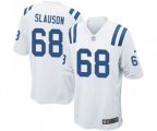 Indianapolis Colts #68 Matt Slauson Game White Football Jersey