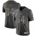 New Orleans Saints #64 Zach Strief Gray Static Vapor Untouchable Limited NFL Jersey