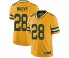 Green Bay Packers #28 Tony Brown Limited Gold Rush Vapor Untouchable Football Jersey