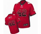 San Francisco 49ers #42 Ronnie Lott Elite Red Drift Fashion Football Jersey