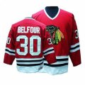 CCM Chicago Blackhawks #30 ED Belfour Premier Red Throwback NHL Jersey