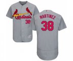 St. Louis Cardinals #38 Jose Martinez Grey Road Flex Base Authentic Collection Baseball Jersey