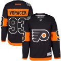 Philadelphia Flyers #93 Jakub Voracek Premier Black 2017 Stadium Series NHL Jersey