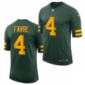 Green Bay Packers Retired Player #4 Brett Favre Nike 2021 Green Alternate Retro 1950s Throwback Uniforms Jersey