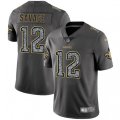 New Orleans Saints #12 Tom Savage Gray Static Vapor Untouchable Limited NFL Jersey