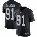 Oakland Raiders #91 Shilique Calhoun Black Team Color Vapor Untouchable Limited Player NFL Jersey
