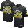 Pittsburgh Steelers #26 Le'Veon Bell Limited Black Strobe NFL Jersey