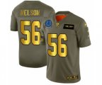 Indianapolis Colts #56 Quenton Nelson Limited Olive Gold 2019 Salute to Service Football Jersey