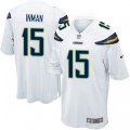 Los Angeles Chargers #15 Dontrelle Inman Game White NFL Jersey