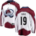 Colorado Avalanche #19 Joe Sakic Fanatics Branded White Away Breakaway NHL Jersey