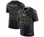 Los Angeles Rams #99 Aaron Donald Limited Lights Out Black Rush Football Jersey