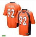 Denver Broncos #92 Jonathan Harris Nike Orange Vapor Untouchable Limited Jersey