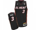 Miami Heat #3 Dwyane Wade Swingman Black Latin Nights Basketball Jersey