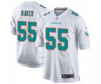Miami Dolphins #55 Jerome Baker Game White Football Jersey