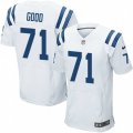 Indianapolis Colts #71 Denzelle Good Elite White NFL Jersey