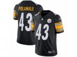 Pittsburgh Steelers #43 Troy Polamalu Vapor Untouchable Limited Black Team Color NFL Jersey