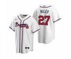 Atlanta Braves #27 Austin Riley Nike White 2020 Replica Home Jersey