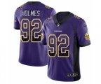 Minnesota Vikings #92 Jalyn Holmes Limited Purple Rush Drift Fashion NFL Jersey