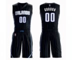 Orlando Magic #00 Aaron Gordon Swingman Black Basketball Suit Jersey Statement Edition