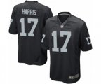 Oakland Raiders #17 Dwayne Harris Game Black Team Color NFL Jersey