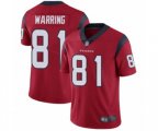 Houston Texans #81 Kahale Warring Red Alternate Vapor Untouchable Limited Player Football Jersey