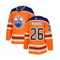 Edmonton Oilers #26 Brandon Manning Authentic Orange Home Hockey Jersey