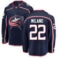 Columbus Blue Jackets #22 Sonny Milano Fanatics Branded Navy Blue Home Breakaway NHL Jersey