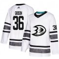 Anaheim Ducks #36 John Gibson White 2019 All-Star Game Parley Authentic Stitched NHL Jersey