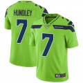 Seattle Seahawks #7 Brett Hundley Limited Green Rush Vapor Untouchable NFL Jersey