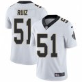 New Orleans Saints #51 Cesar Ruiz White Stitched NFL Vapor Untouchable Limited Jersey