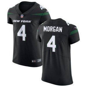 New York Jets #4 James Morgan Nike Black Alternate Limited Jersey