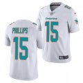 Miami Dolphins #15 Jaelan Phillips Nike White Vapor Limited Jersey
