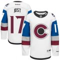 Colorado Avalanche #17 Tyson Jost Premier White 2016 Stadium Series NHL Jersey
