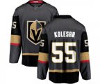 Vegas Golden Knights #55 Keegan Kolesar Authentic Black Home Fanatics Branded Breakaway NHL Jersey